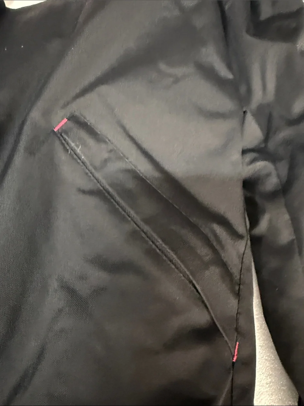 Helly Hansen Black Ski Jacket with Pink and White Accents